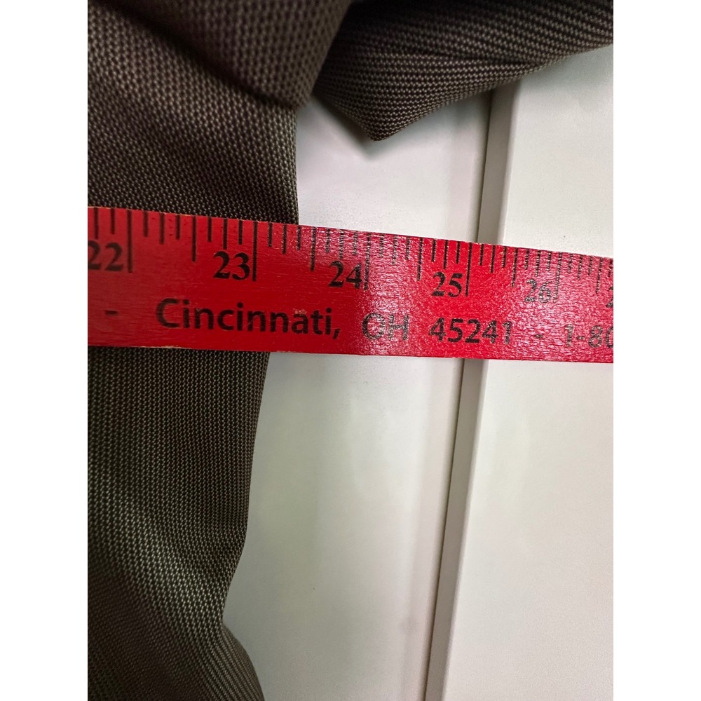 Vintage Lauren Ralph Lauren Men Wool Cashmere Suit Jacket Blazer Sz 44R Brow - Picture 11 of 12